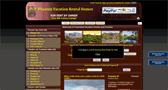 Desktop Screenshot of phoenixvacationrentalhomes.com